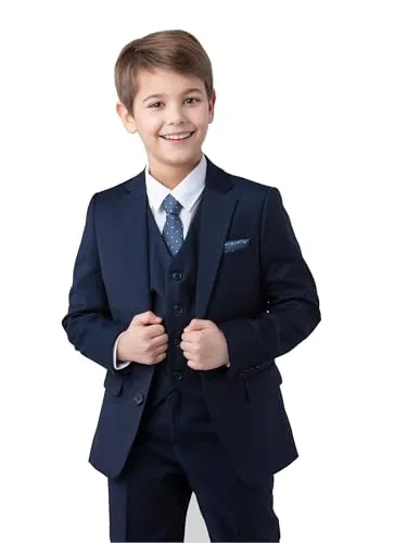 SANDER STELLAN Festlicher Jungen Anzug in blau von SANDER STELLAN