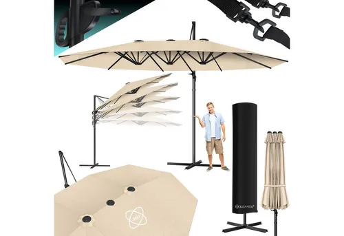 KESSER Doppelsonnenschirm 4,6m x 2,7m von Kesser