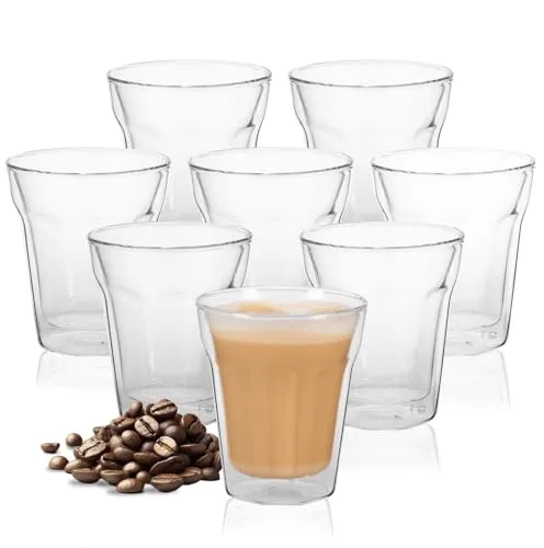 Moritz & Moritz Doppelwandige Gläser Set 8 x 280 ml