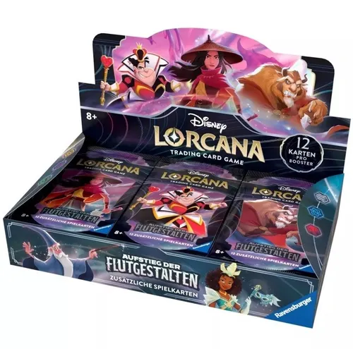 Disney Lorcana TCG Aufstieg der Flutgestalten Display (24) - Deutsche Edition - TCG OVP Displays mit 288 Karten, inklusive der beliebten Elsa. Ideal für Sammler und Fans ab 6 Jahren!