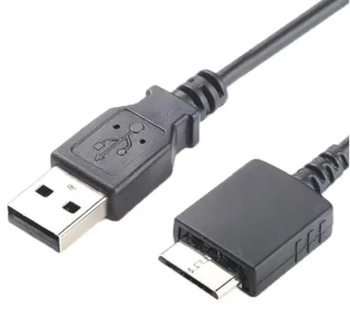 USB-Kabel zum Laden und Übertragen von Daten WMC-NW20MU kompatibel mit Sony Walkman, MP3- und MP4-Playern NWZ-A726, A728, A729, A815, A816, S616