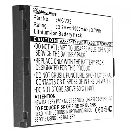 Akku-King Akku kompatibel mit Emporia AK-V32 - Li-Ion 1000mAh - für Click, V32, V32C, V32D