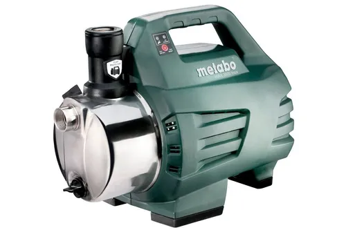 Metabo Hauswasserautomat HWA 3500 Inox - Effiziente Wasserförderung - Hauswasserautomat für zuverlässige Wasserförderung, ideal für Gartenbewässerung und Hausnutzung, korrosionsbeständig durch Edelstahlgehäuse.