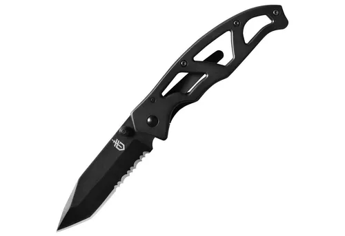 Gerber Paraframe I SE Taschenmesser schwarz - Taschenmesser mit 7.6 cm Klinge aus Edelstahl, leicht und robust, ideal für Outdoor-Aktivitäten und alltägliche Anwendungen.