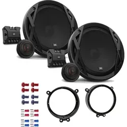 JBL Club 6500C Auto Lautsprecher mit Einbauset passend für Mercedes B-Klasse T245 2005-2011 Türen vorne 360 Watt 165mm 2 Wege Kompo