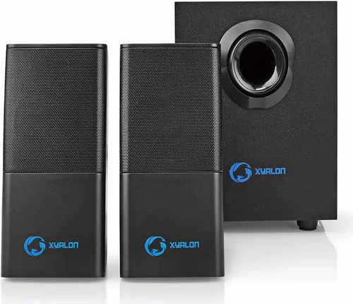 Nedis Gaming-Lautsprecher mit 15-W-Subwoofer - Computer Audio & Video Zubehör mit 15-W-Subwoofer und 2 Satellitenlautsprechern für optimierten Bass und klare Höhen – ideal für ein beeindruckendes Gaming-Erlebnis.