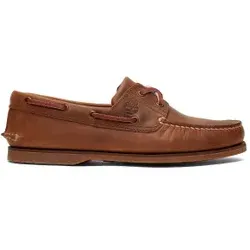Timberland Mens Boat Shoe Brown 11 Wide Fit - Herren Halbschuhe, klassischer Bootsschuh mit handgenähtem Design und 360°-Schnürsystem für optimalen Komfort. Umweltfreundlich hergestellt mit Leder von zertifizierten Gerbereien.