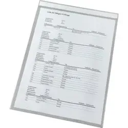 Eichner Einstecktasche mit Magnetstreifen DIN A4 - Transparente Sichthülle für eine klare Kennzeichnung von Regalen. Ideal für die Organisation und Übersichtlichkeit im Büro. Lieferumfang: 50 Stück, Maße 215 x 310 mm.