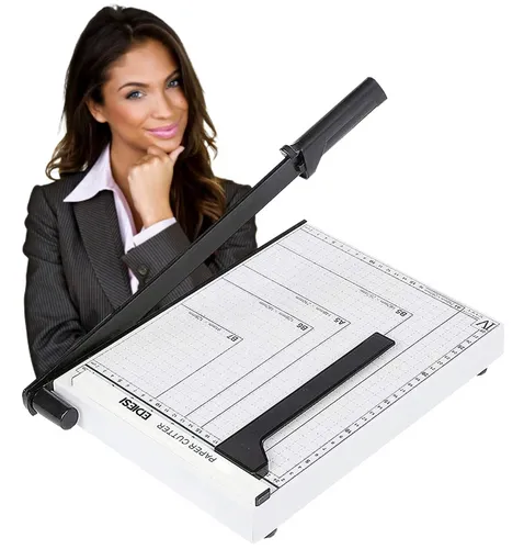 Handschneidemaschine für Papier Ediesi Noir A4 Weiß