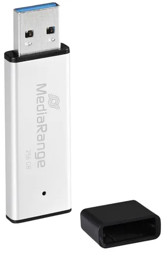 MediaRange USB-Stick 256 GB, USB 3.0 - Schneller Datentransfer - USB-Stick mit 256 GB Speicher und USB 3.0 für blitzschnelle Übertragungen, ideal für Musik, Fotos und Dokumente.