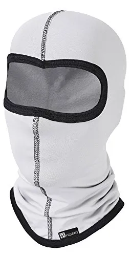 Hisert Sturmhaube Skimaske Silverplus Thermoaktive HR 13 (Hellgrau/Schwarz, M/L)