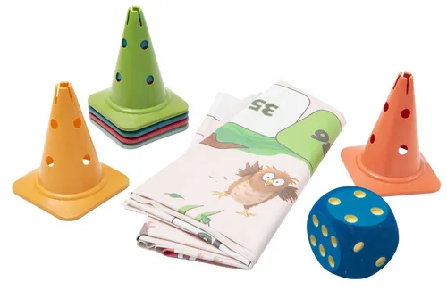 Betzold Spiel XXL-Outdoor-Leiterspiel Tier Rallye