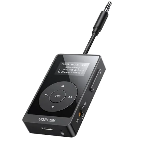 UGREEN aptX Bluetooth Sender Klinke Adapter mit LED-Anzeige von UGREEN
