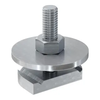 Hammerkopfschraube FCSN verzinkt 12 x 30 - Eisenwaren, vielseitig einsetzbar für Rohrschellen an Schienensystemen, mit verschiedenen Gewindenennweiten von M8 bis M12.
