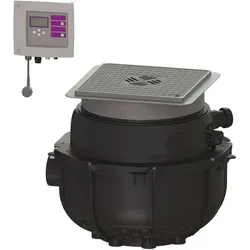 Kessel Aqualift S Hebeanlage Compact Tronic Gtf 500 Resistant, Bodenplatte Schwarz