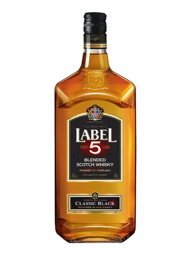 Label 5 Blended Scotch Whisky 40% 1L
