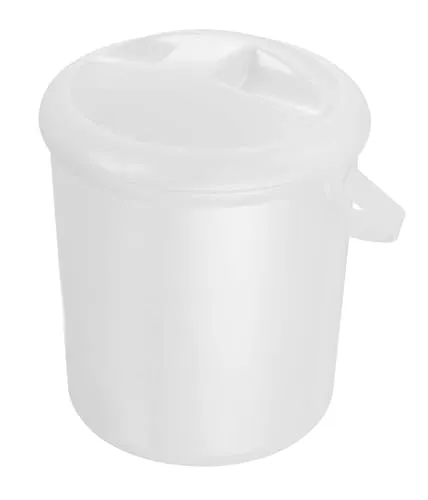 Rotho Babydesign Bella Bambina Windeleimer 11L mit Deckel, weiss aus Kunststoff