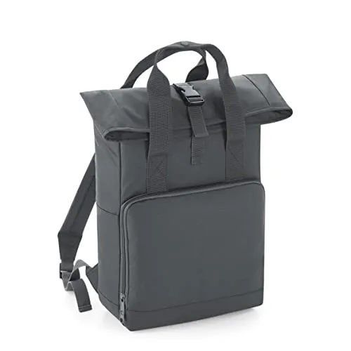 BagBase BG118 Twin Handle Roll-Top Backpack - Graphite Grey