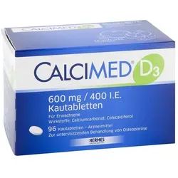 Calcimed D3 600 mg / 400 I.E. Kautabletten