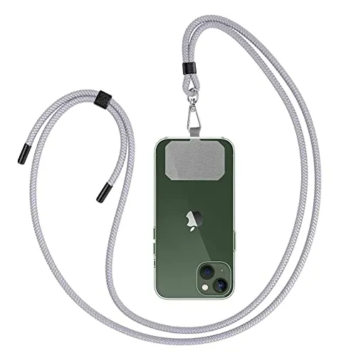 GUMO-LONG Universal Handyband- Geeignet für alle Smartphones, Kette zum Umhängen, Einstellbar Schlüsselband, Handyband mit jeder Hülle Kombinierbar