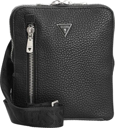 Guess Umhängetasche Torino - Stylische Umhängetasche in Schwarz - Handtaschen mit hochwertigem Polyurethan, ideal für den täglichen Gebrauch und modische Akzente. Maße: 20 cm x 23 cm x 4 cm, leicht und praktisch.