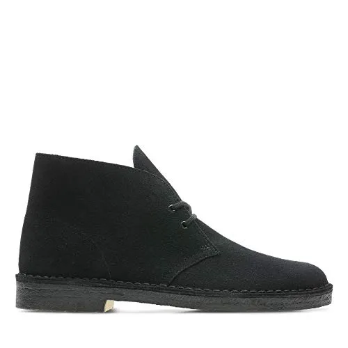 Clarks Originals Herren Desert Boots, Schwarz (Black Suede)