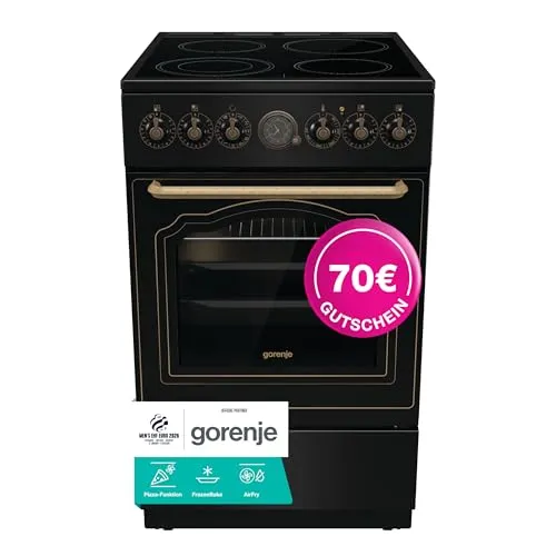 GORENJE Elektro-Standherd GECS5B70CL, schwarz von Gorenje