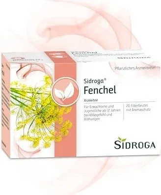 Sidroga Fenchel Tee Filterbeutel 20X2,0 g