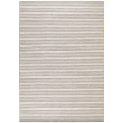 Steffensmeier Handweb Teppich Habo | Wolle, Grau, 70x140 cm - Teppich aus 100% Schurwolle, handgewebt und beidseitig verwendbar. Ideal für nachhaltige und stilvolle Wohnräume.