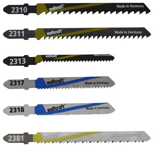 Wolfcraft 2358000 10 Stichsägeblätter 10St. von wolfcraft