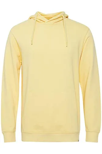 Indicode Kenal Herren Kapuzenpullover Hoodie XL - Pale Banana - Kapuzenpullover für Herren, aus nachhaltiger Baumwolle, mit Kängurutasche und angenehmem Tragekomfort, ideal für Freizeit und Sport.