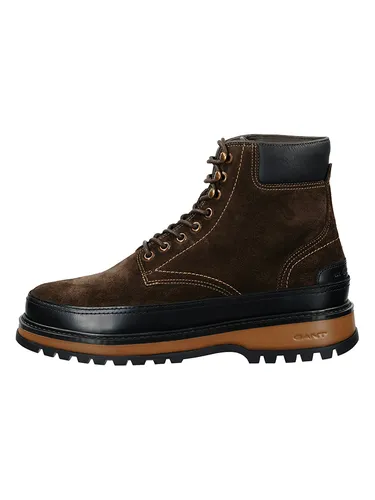 GANT FOOTWEAR Herren CLAFTON Stiefelette - Dark Brown, Größe 43 EU - Wanderschuhe mit herausnehmbarer Innensohle für individuellen Komfort und optimalen Halt bei jedem Schritt.
