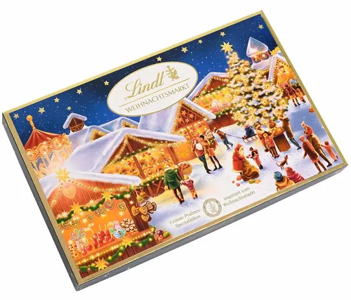 Lindt Weihnachtsmarkt Pralinen Weihnachten Geschenk Präsent - 200 Gramm