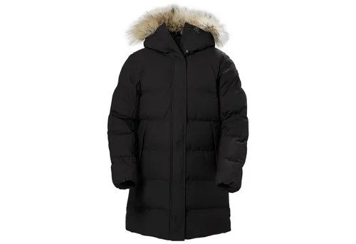 Helly Hansen Women's W Blossom Puffy Parka Jacket - Funktionsjacke mit synthetischer Druckluftisolierung, abnehmbarem Kunstfell und verstellbarer Kapuze für optimalen Komfort und Stil.