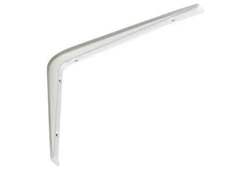 SO-TECH® Wandregalhalter Regalkonsole RK15 Regalwinkel Regalträger Wandkonsole, Regalhalterung weiß 272 x 193 mm, 1 Stück