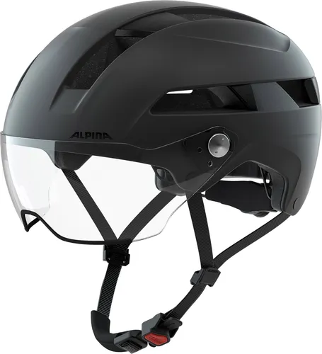 Alpina SOHO VISOR Fahrradhelm (Schwarz 51 Größe) A9786