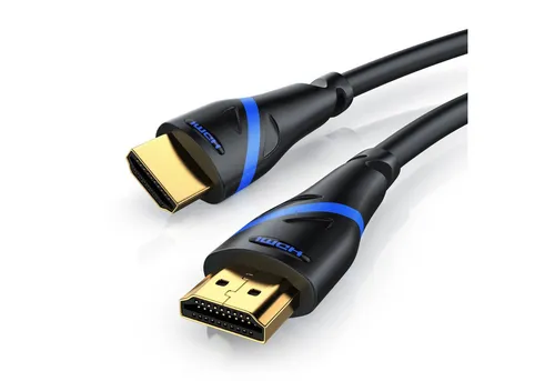 Primewire 16k HDMI Kabel 2.1, Ultra High Speed Ethernet 48Gbps, HDMI-Kabel, 2.1, HDMI Typ A (400 cm), 16k 30 Hz 8k 60Hz 4k 120 Hz, UHD HDR 10+ eARC Dolby Vision 3D VRR - 4m