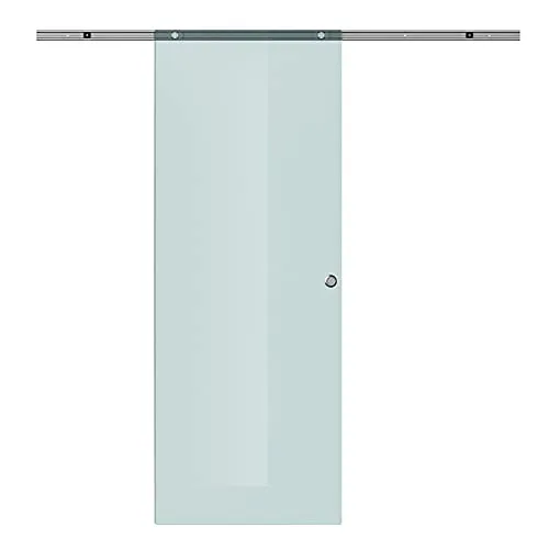 HOMCOM Glasschiebetür Aluminium, Sicherheitsglas von HOMCOM