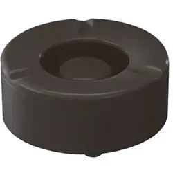 WACA 1810 Windaschenbecher Kunststoffaschenbecher stapelbar und glutfest schwarz