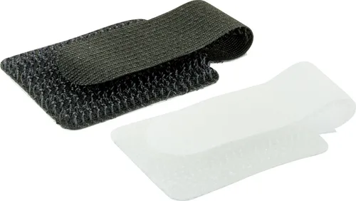 Schwaiger Wand-Clips Set Klettband 5 x weiß 5 x schwarz