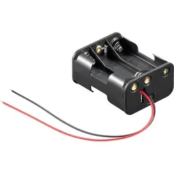 Goobay 6x AA (Mignon) Batteriehalter - lose Kabelenden von Goobay