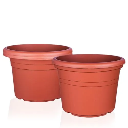 Blumentöpfe & Pflanzgefäße Orange von BigDean