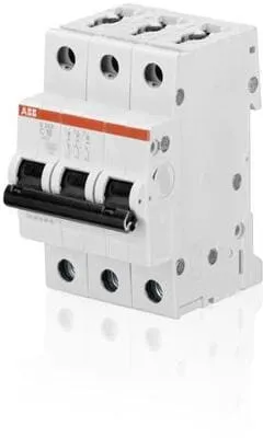 ABB S203-C32 Sicherungsautomat 6kA, 32A, 3-Polig - Auslösecharakteristik C, schützt zuverlässig Kabel und Leitungen vor Überlast und Kurzschluss, ideal für sichere Elektroinstallationen.