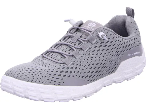 Dockers by Gerli Barfußschuh grau 44 EU - Sportlicher Sneaker mit weichem, pflegeleichtem Obermaterial und flexibler Laufsohle, ideal für den täglichen Komfort und geeignet für Einlagen.