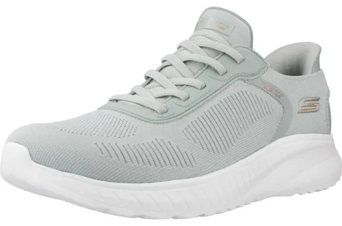 Skechers Damen Bobs Squad Chaos Current Muse Sneaker, grau-grün, 41 EU - Damen-Sneaker mit veganen Materialien und Memory-Schaum für höchsten Tragekomfort den ganzen Tag.