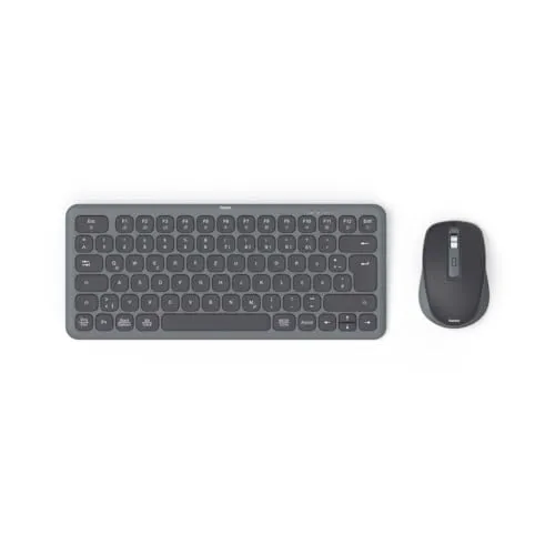 WKM-500 - Kabelloses Multi-Device-Tastatur-Maus-Set, kompakt und ideal für effizientes Arbeiten unterwegs