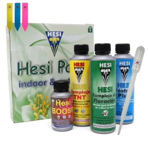 HESI Pflanzendünger Hesi Starter Set klein, 4-teilig - Hesi Starter Set Klein – 4-teiliges Düngerset für Erde. Ideal für Einsteiger und kleine Anbauflächen, bietet es die perfekte Nährstoffversorgung für kräftiges Wachstum und reiche Blütenbildung. Einfach zu dosieren und vielseitig einsetzbar.