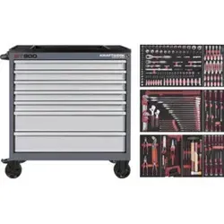 Kraftwerk BT900 Werkstattwagen, 7 Schubladen, PRO, 278-tlg. von KRAFTWERK