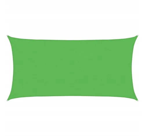 vidaXL Sonnensegel Rechteckig Hellgrün 2x3,5 m in grün von vidaXL