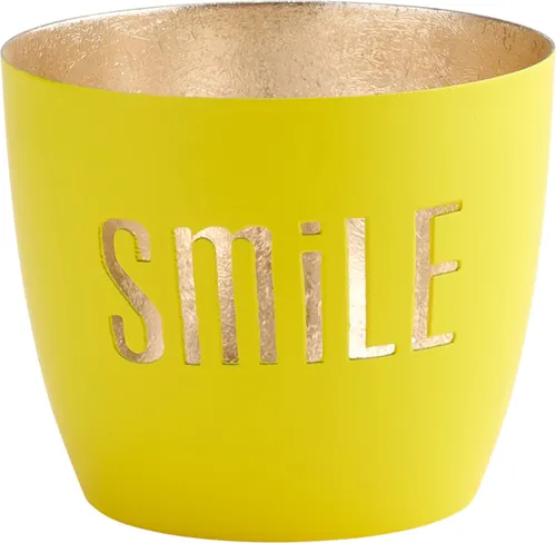 Kerzenständer Gelb von GIFTCOMPANY